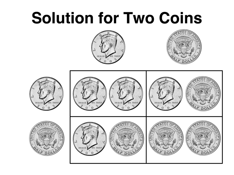 two coins